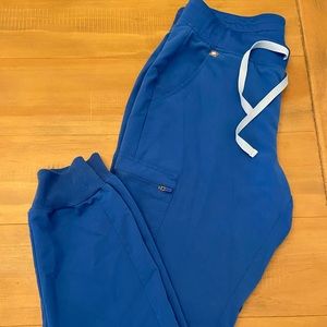 Figs Zamora jogger Scrub Pants Womens blue medium